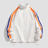 Contrasted Classic Sporty Jacket